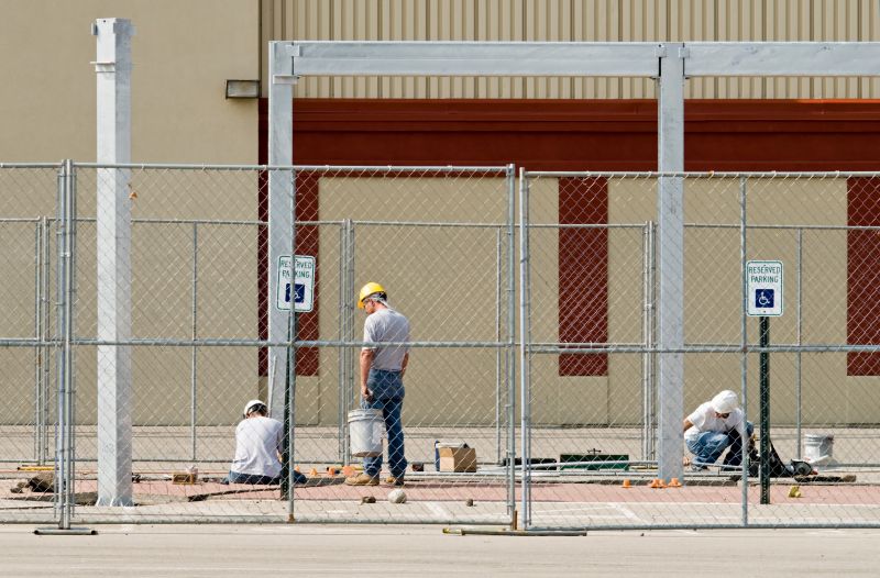 Cyclone Fence Installation detail