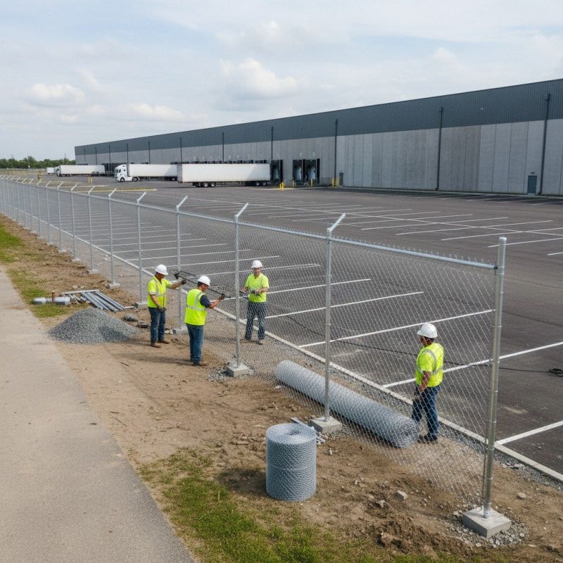 Industrial Fence Installation